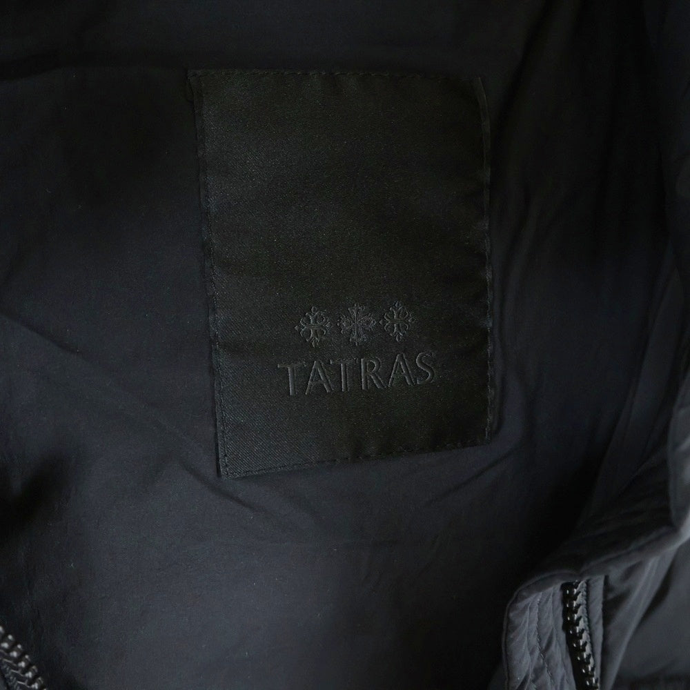 TATRAS(タトラス) ORSIERA オルシエラ ファー フーデッド ジップアップ ダウンベスト ブラック レディース LTAT23A4900-D