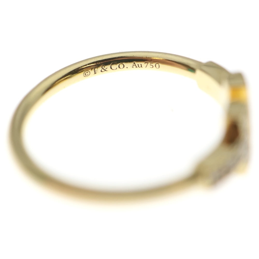 TIFFANY & Co.(ティファニー) Tワイヤー メレダイヤリング イエロー