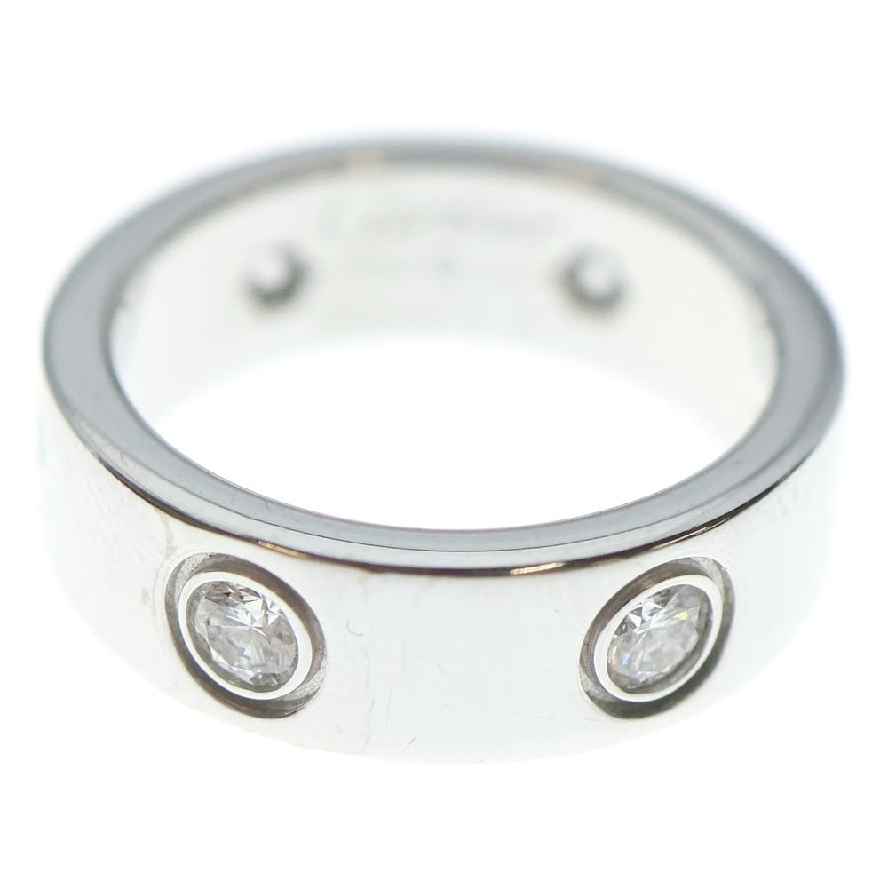 Cartier(カルティエ) ラブリング フルダイヤ Au750 K18 WG ホワイトゴールド 指輪 レディース