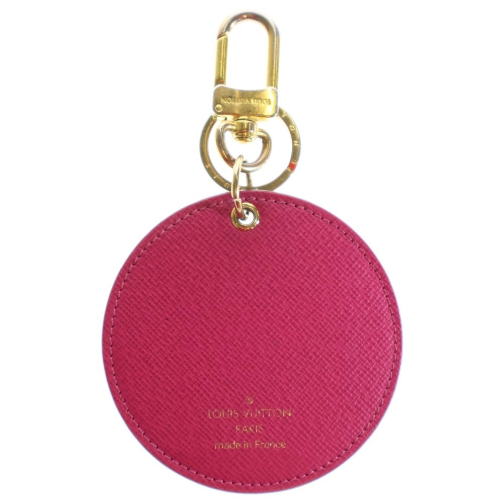 LOUIS VUITTON(ルイヴィトン) モノグラム ポルトクレ クリスマ スキーベア キーホルダー バッグチャーム ブラウン PVC M63756 ゴールド金具 レディース