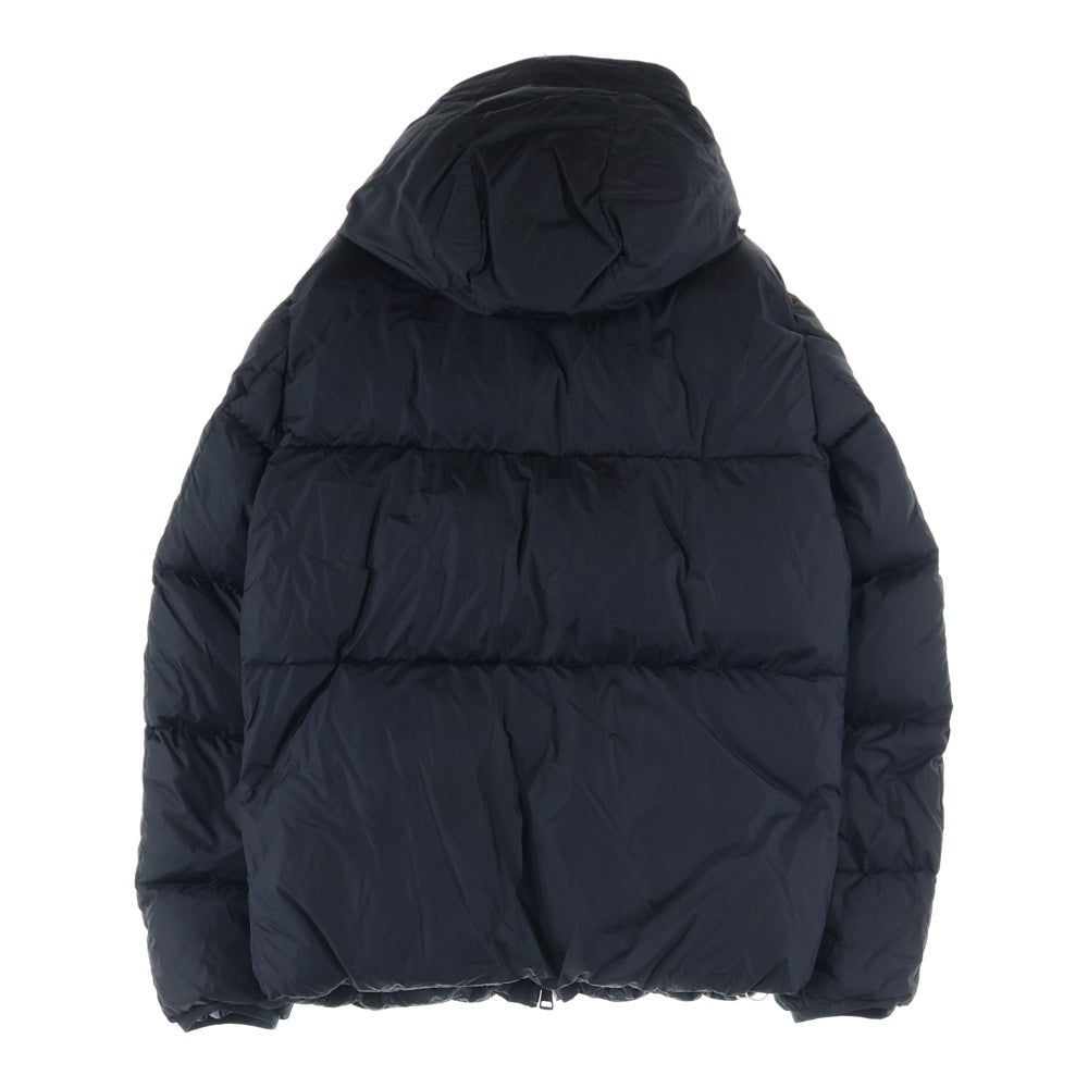 MONCLER(モンクレール) 19AW MONTCLA モンクラー ラバーワッペン ロゴ刺繍 フーデッド ジップアップ ダウンジャケット ブラック E20914194385 C0300