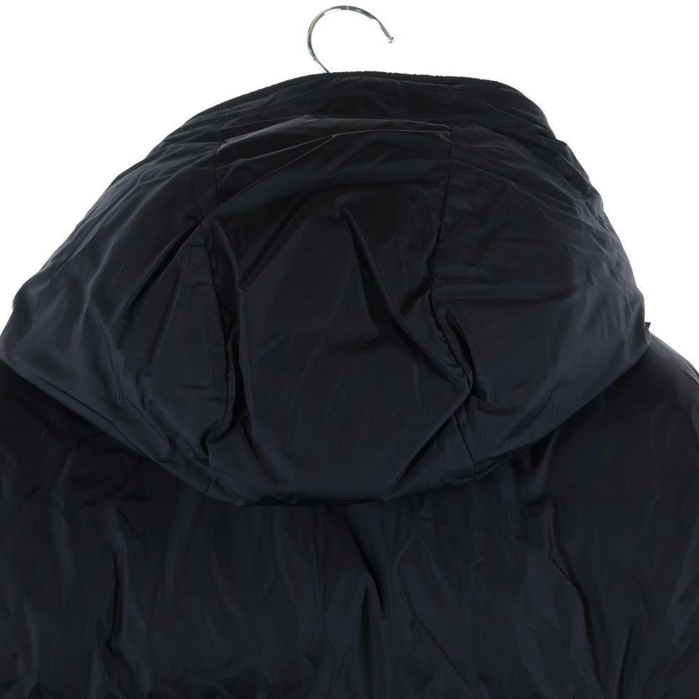 MONCLER(モンクレール) 19AW MONTCLA モンクラー ラバーワッペン ロゴ刺繍 フーデッド ジップアップ ダウンジャケット ブラック E20914194385 C0300