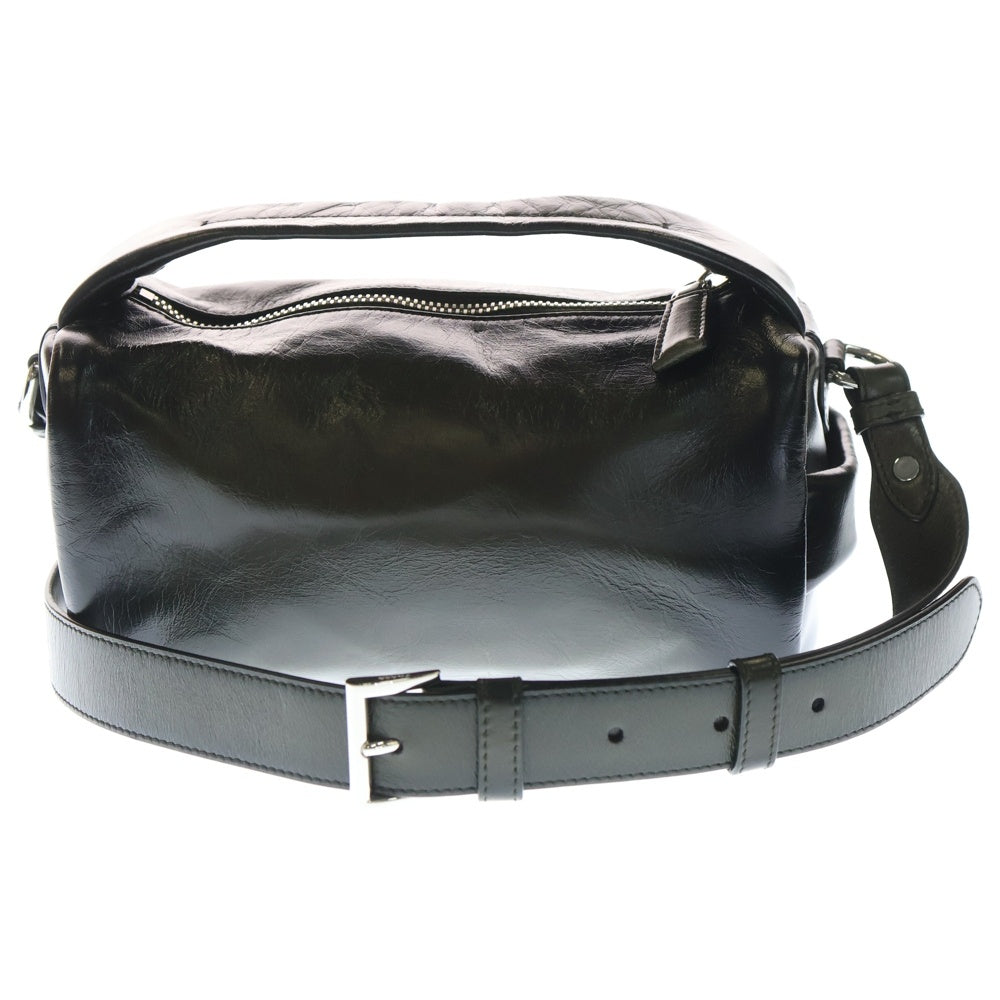 PRADA(プラダ) ナッパレザー ショルダーバッグ ハンドバッグ ダーク