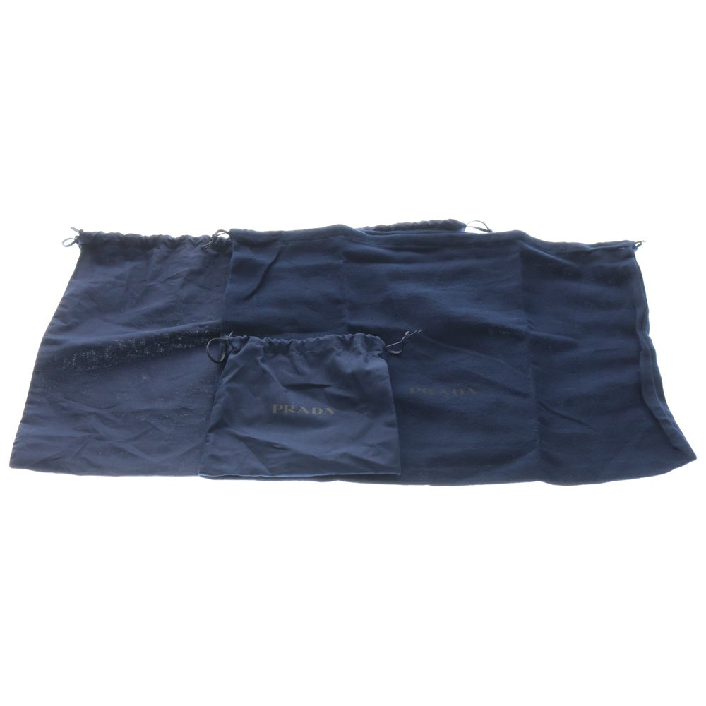 PRADA(プラダ) ナッパレザー ショルダーバッグ ハンドバッグ ダーク