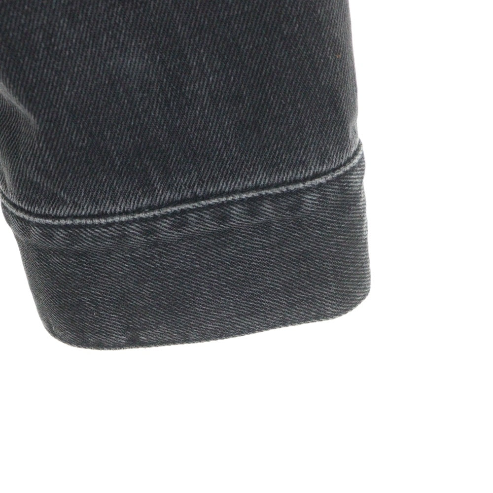 GUCCI(グッチ) 17SS ドラゴンバック刺繍 デニム トラッカージャケット ブラック 452549