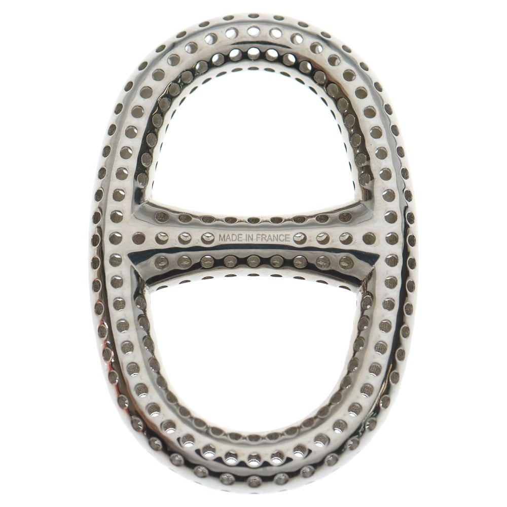 HERMES(エルメス) スカーフリング シェーヌダンクル パンチング ペルフォレ シルバー メタル アクセサリー