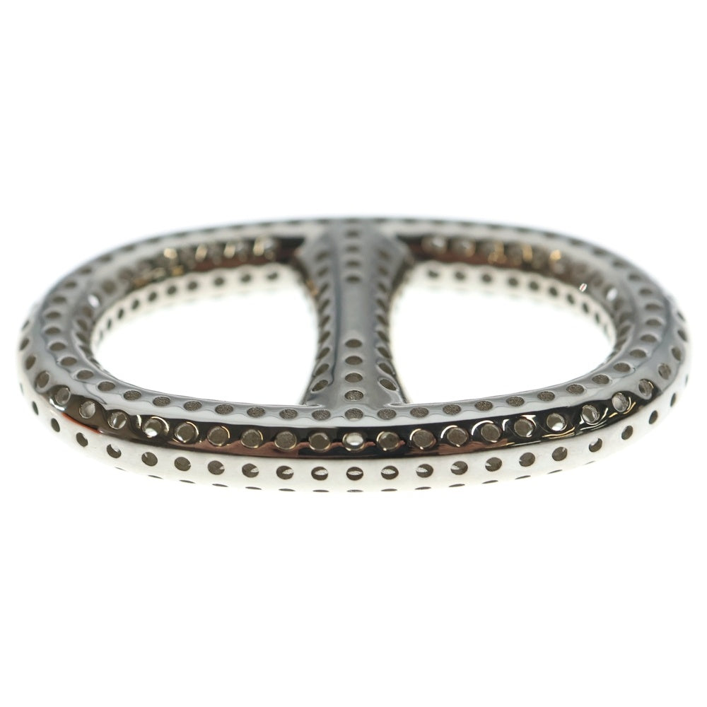 HERMES(エルメス) スカーフリング シェーヌダンクル パンチング ペルフォレ シルバー メタル アクセサリー