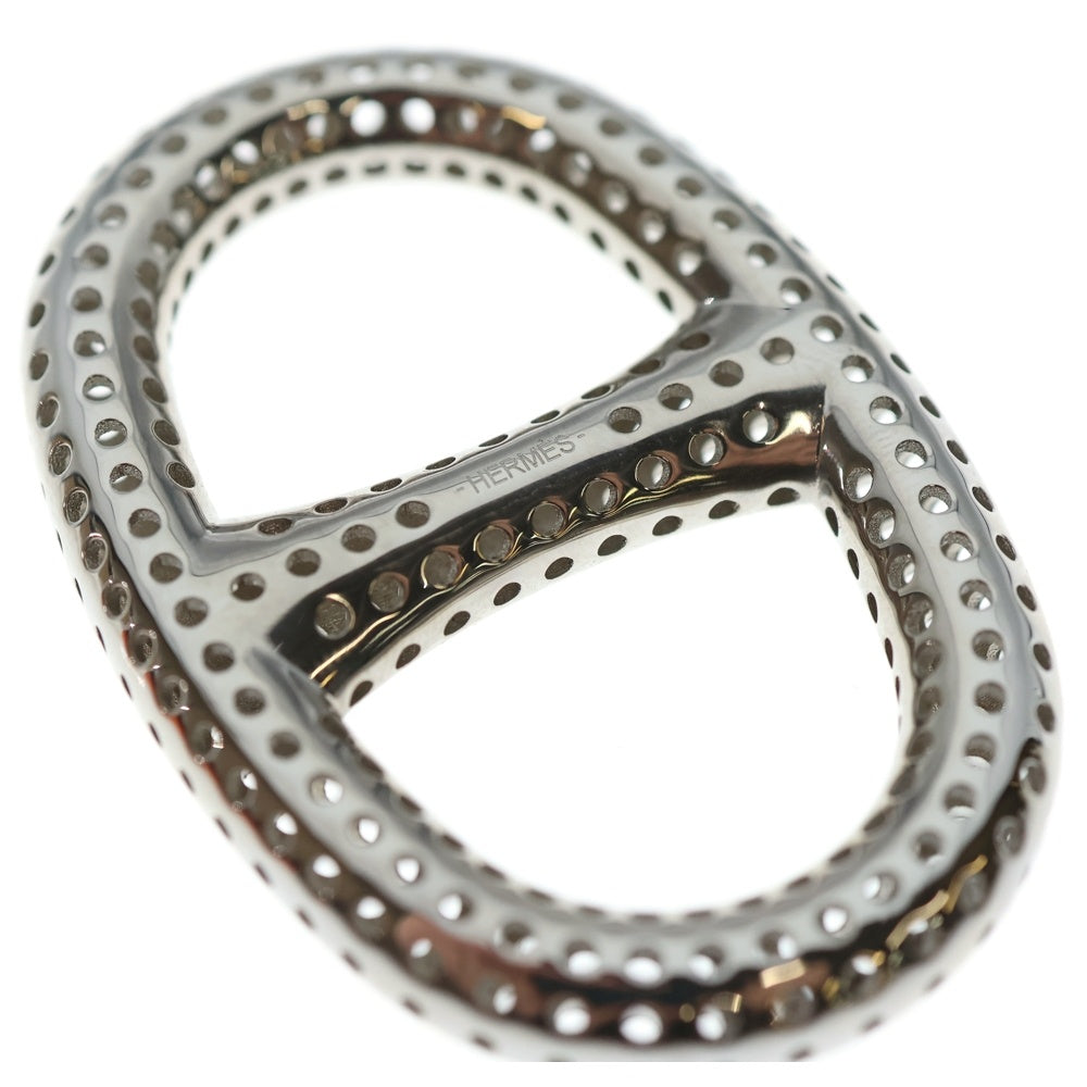 HERMES(エルメス) スカーフリング シェーヌダンクル パンチング ペルフォレ シルバー メタル アクセサリー