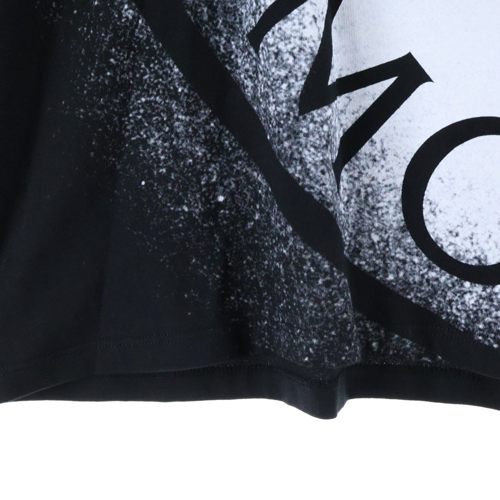 MONCLER(モンクレール) グラフィックロゴプリント クルーネック 半袖Tシャツ カットソー ブラック G10938C7B310 829FB