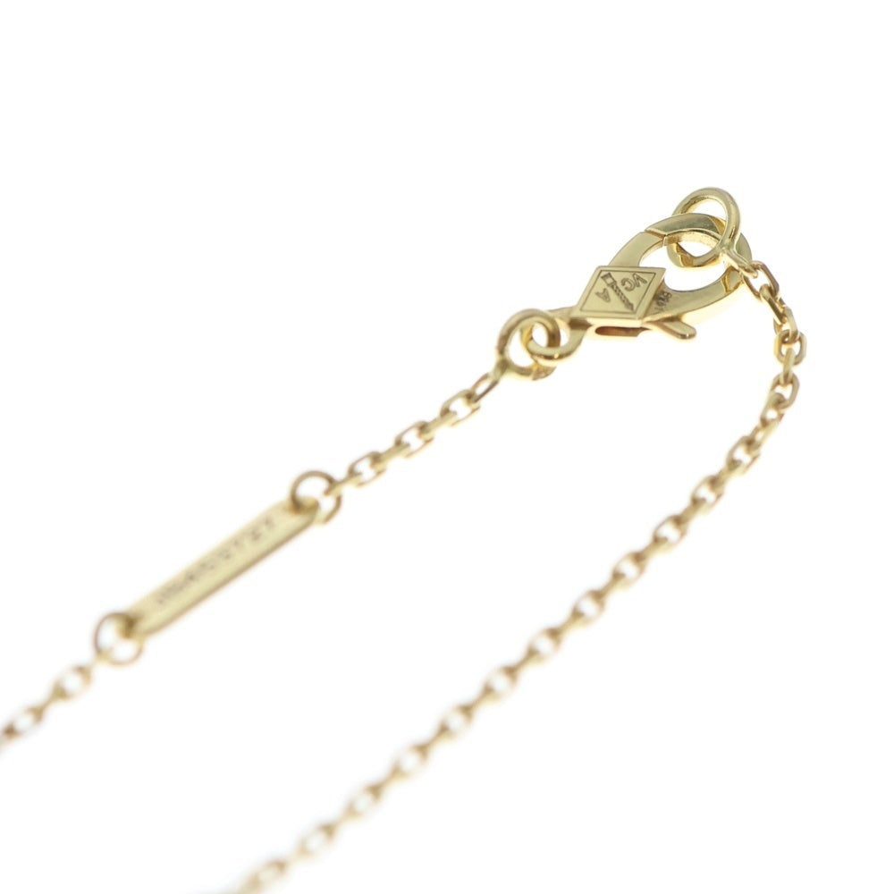 Van Cleef & Arpels(ヴァンクリーフアンドアーペル) ヴィンテージアルハンブラ マザーオブパール ネックレス Au750 YG イエローゴールド VCARA45900