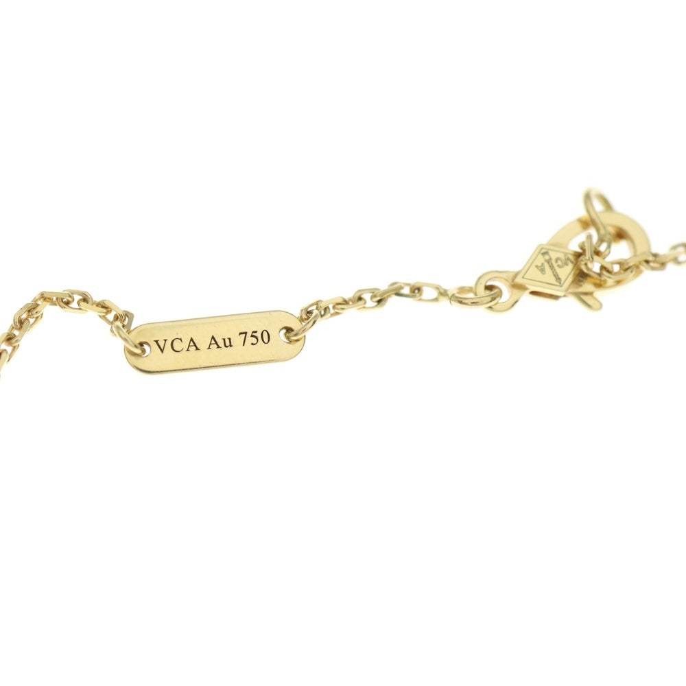Van Cleef & Arpels(ヴァンクリーフアンドアーペル) ヴィンテージアルハンブラ マザーオブパール ネックレス Au750 YG イエローゴールド VCARA45900