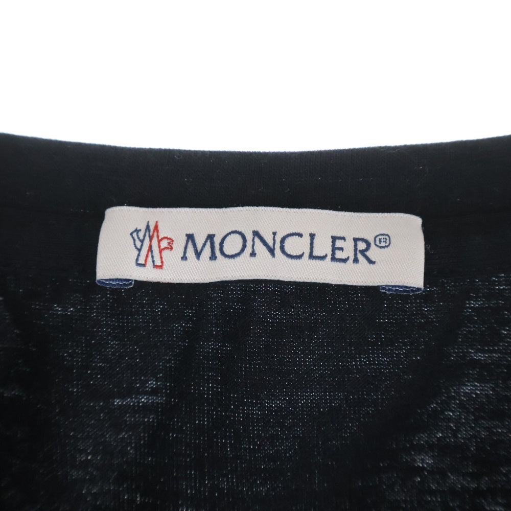 MONCLER(モンクレール) 半袖 Tシャツ ロゴ ブラック コットン I10938C73200 レディース