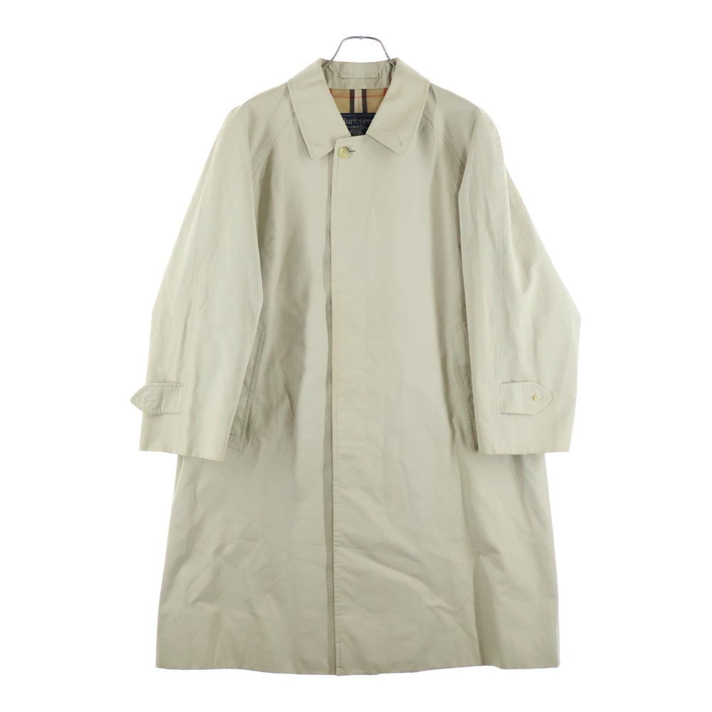 BURBERRYS(バーバリーズ) 裏地ノバチェック総柄 コットン ステンカラーコート ベージュ レディース