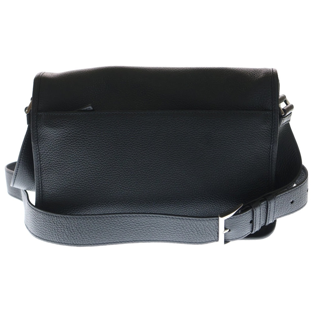 PRADA(プラダ) トライアングルロゴ ショルダーバッグ ブラック レザー RFID 2VD075