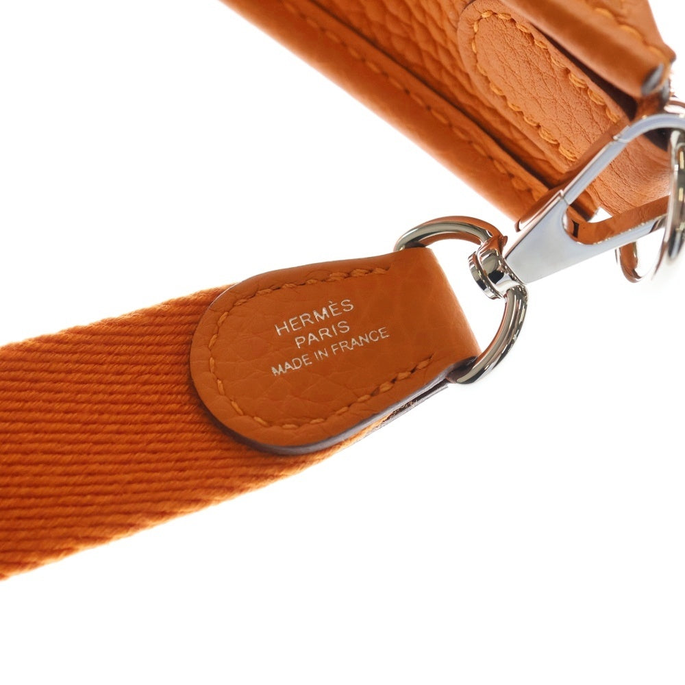 HERMES(エルメス) エブリンTPM オレンジミニアン トリヨンクレマンス レザーショルダーバッグ SV金具 W刻印 レディース