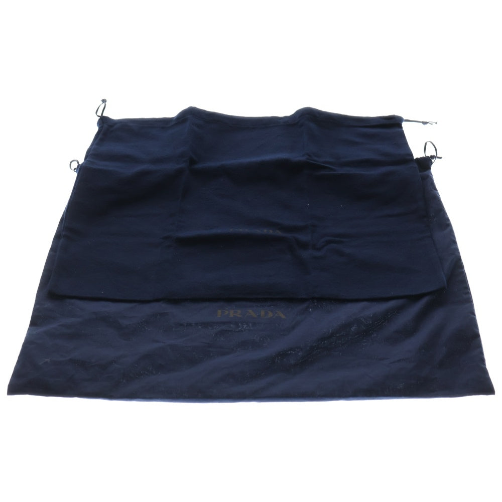 PRADA(プラダ) サフィアーノレザー トライアングルロゴプレート ショルダーバッグ グレー 2VH170 三角ロゴ レディース