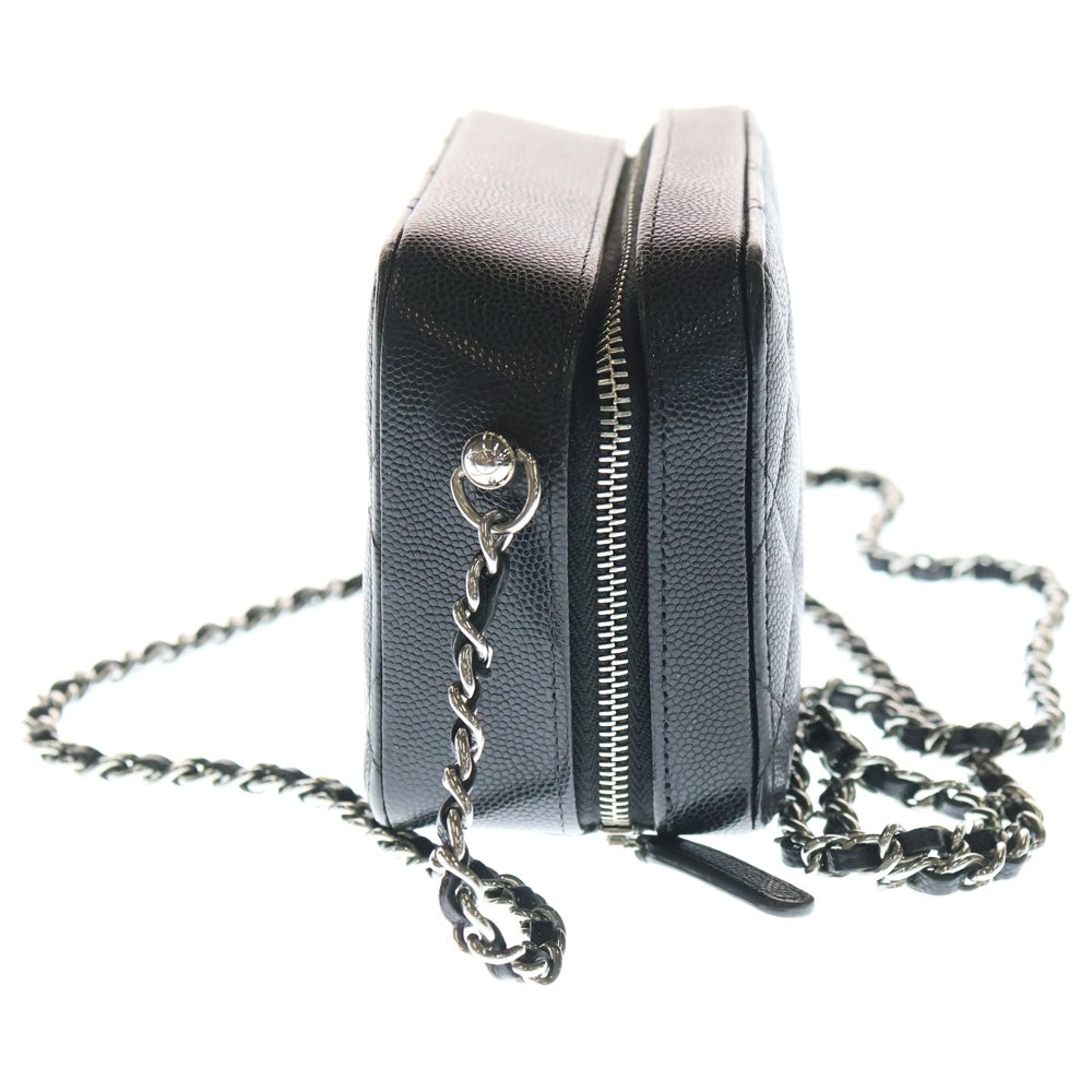 CHANEL(シャネル) マトラッセ ココマーク キャビアスキン レザー