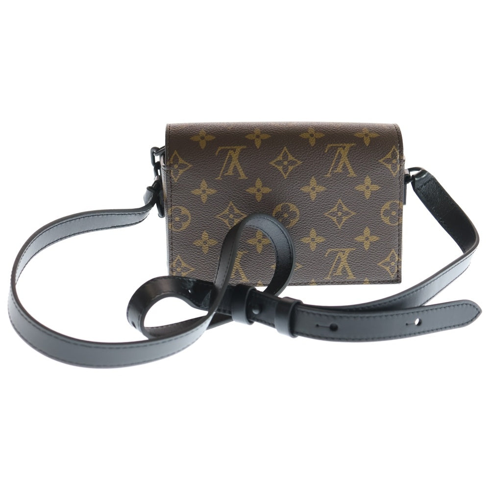 LOUIS VUITTON(ルイヴィトン) スティーマー ウェアラブル ウォレット モノグラム マカサー PVC レザー ショルダーバッグ ブラウン/ブラック M83613