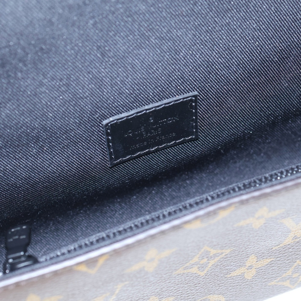 LOUIS VUITTON(ルイヴィトン) スティーマー ウェアラブル ウォレット モノグラム マカサー PVC レザー ショルダーバッグ ブラウン/ブラック M83613