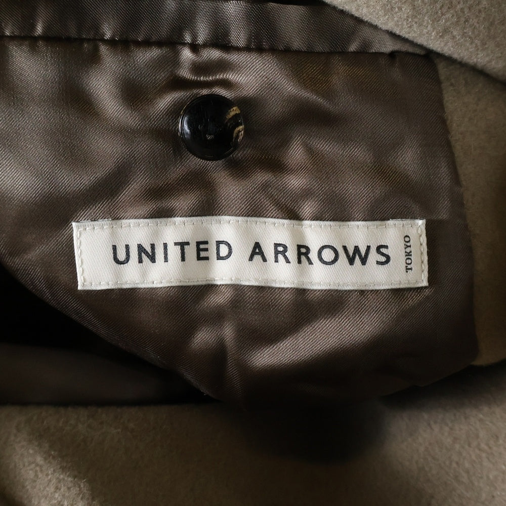 UNITED ARROWS(ユナイテッドアローズ) MOSSA BALMACAAN COAT バルマカンコート ブラウン ウール