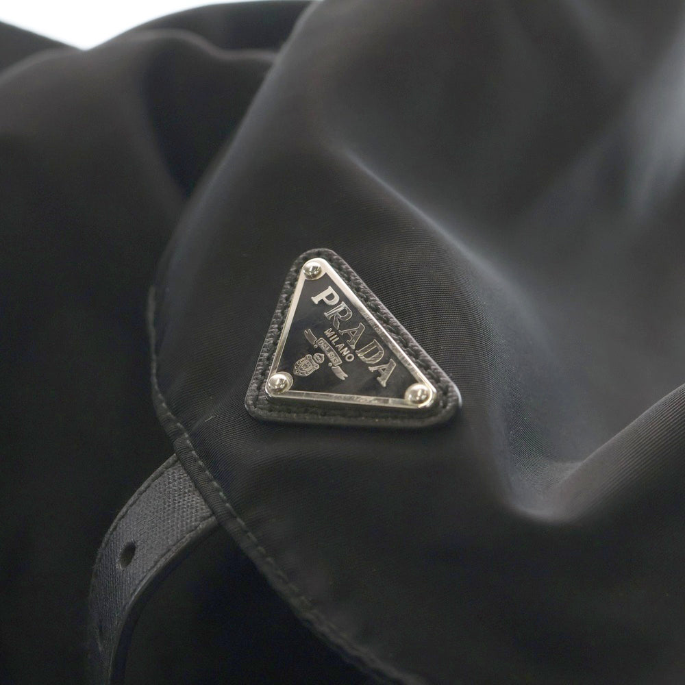 PRADA ブラック リュック（訳あり、写真6枚目、7枚目） PRADA（プラダ） ナイロン リュックサック B6677 ブラック NERO 10296