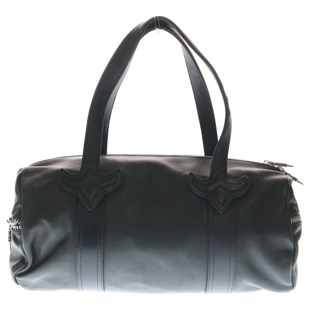 CHROME HEARTS(クロムハーツ) DUFFLE TINY ダッフルタイニー ブラック レザー ミニボストン インヴォイス レディース