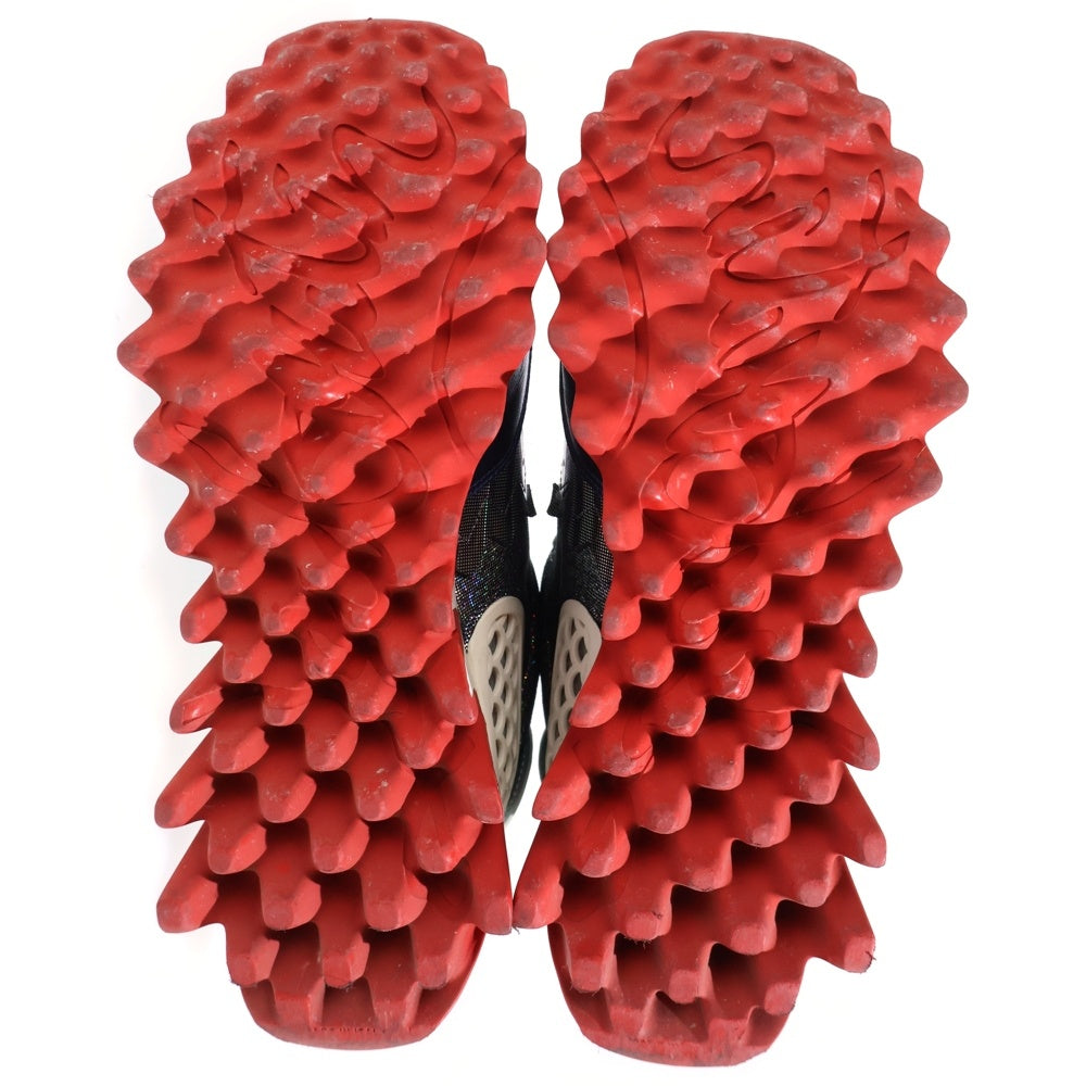 CHRISTIAN LOUBOUTIN(クリスチャンルブタン) ルビシャーク グリッター ローカットスニーカー シルバー/ブルー レディース