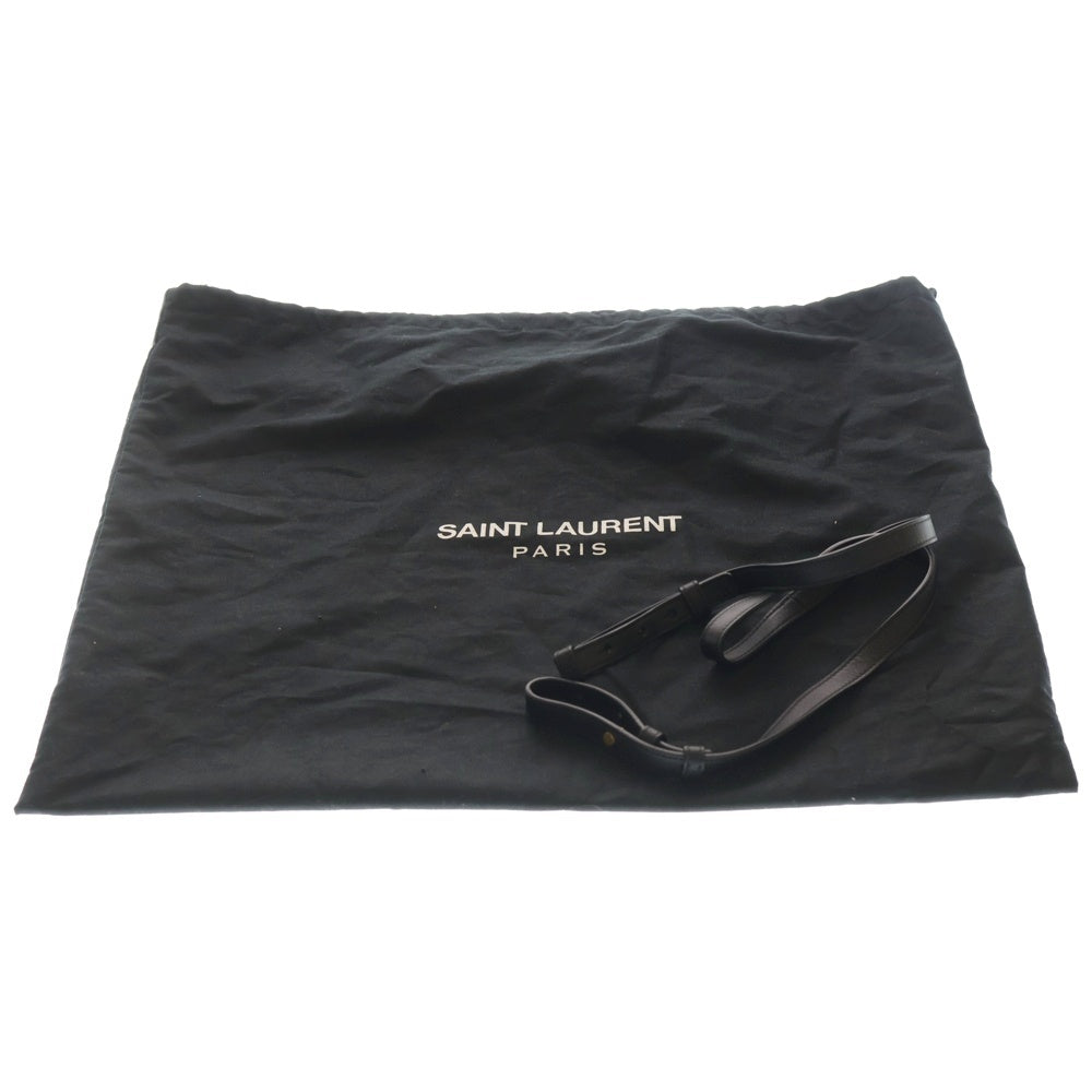 SAINT LAURENT PARIS(サンローランパリ) プチカバス YLINE 2WAYバッグ ショルダーバッグ ハンドバッグ ブラック レザー 311210 ゴールド金具 レディース