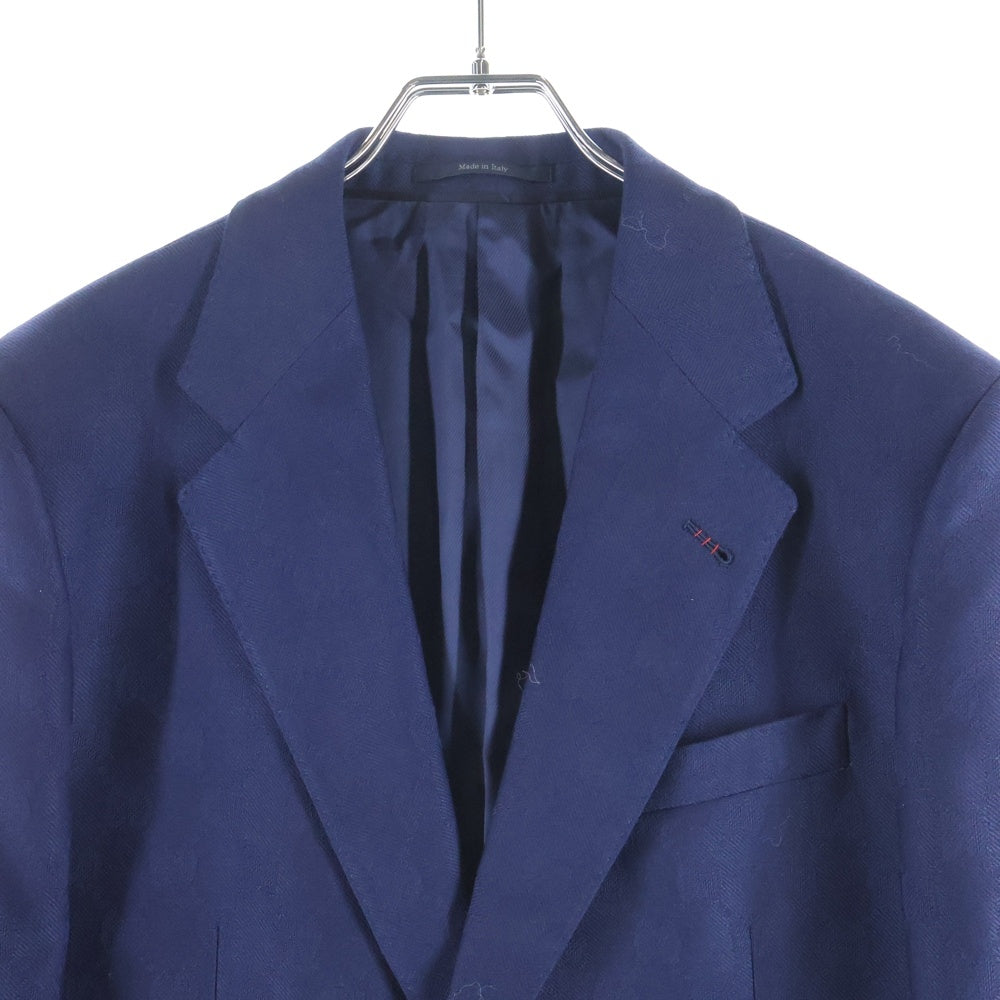 GUCCI(グッチ) GG総柄 テーラードジャケット ネイビー ウール 673187