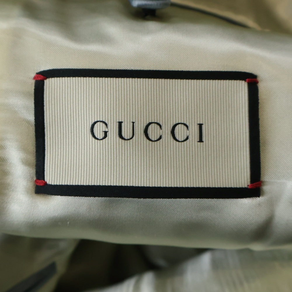 GUCCI(グッチ) テーラードジャケット ブラック ウール/シルク 606237