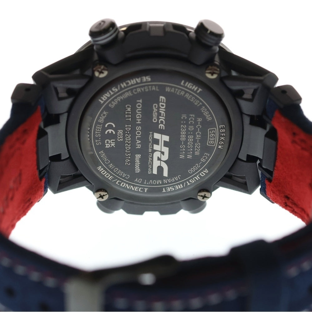 CASIO(カシオ) ECB-2000HR-1AJR ソスペンシオーネ ×HRC Honda Racing Collaboration トリコロール 黒文字盤 SS/ソーラーQZ