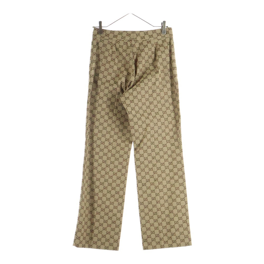 GUCCI(グッチ) ホースビット GGキャンバスパンツ ベージュ 681507 Z8AWK レディース