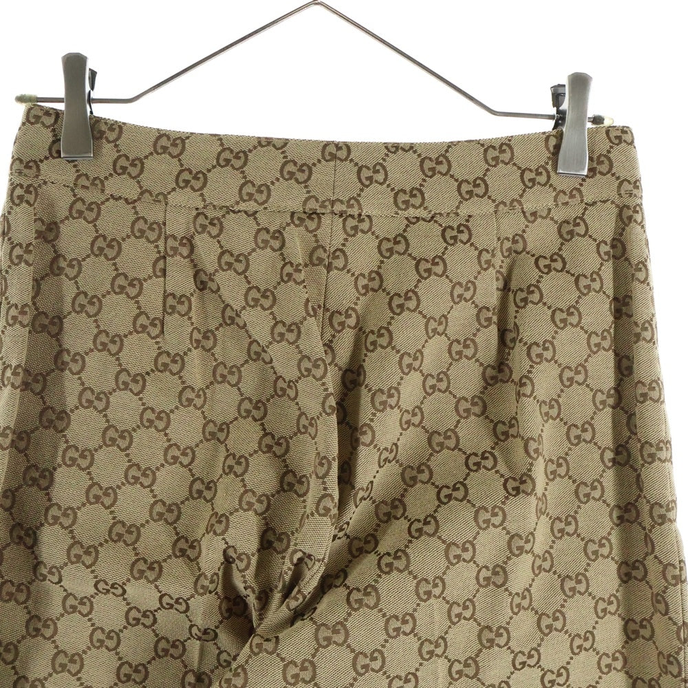 GUCCI(グッチ) ホースビット GGキャンバスパンツ ベージュ 681507 Z8AWK レディース