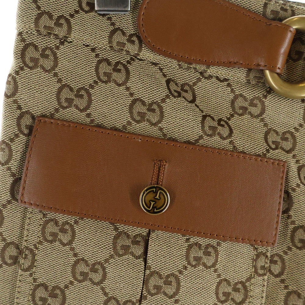 GUCCI(グッチ) ホースビット GGキャンバスパンツ ベージュ 681507 Z8AWK レディース