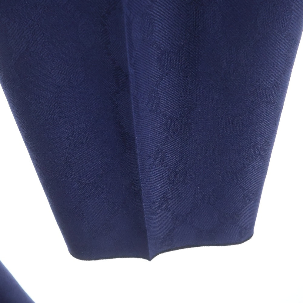 GUCCI(グッチ) GGジャガードウールスラックスパンツ ネイビー 673187 ZAKF8 レディース