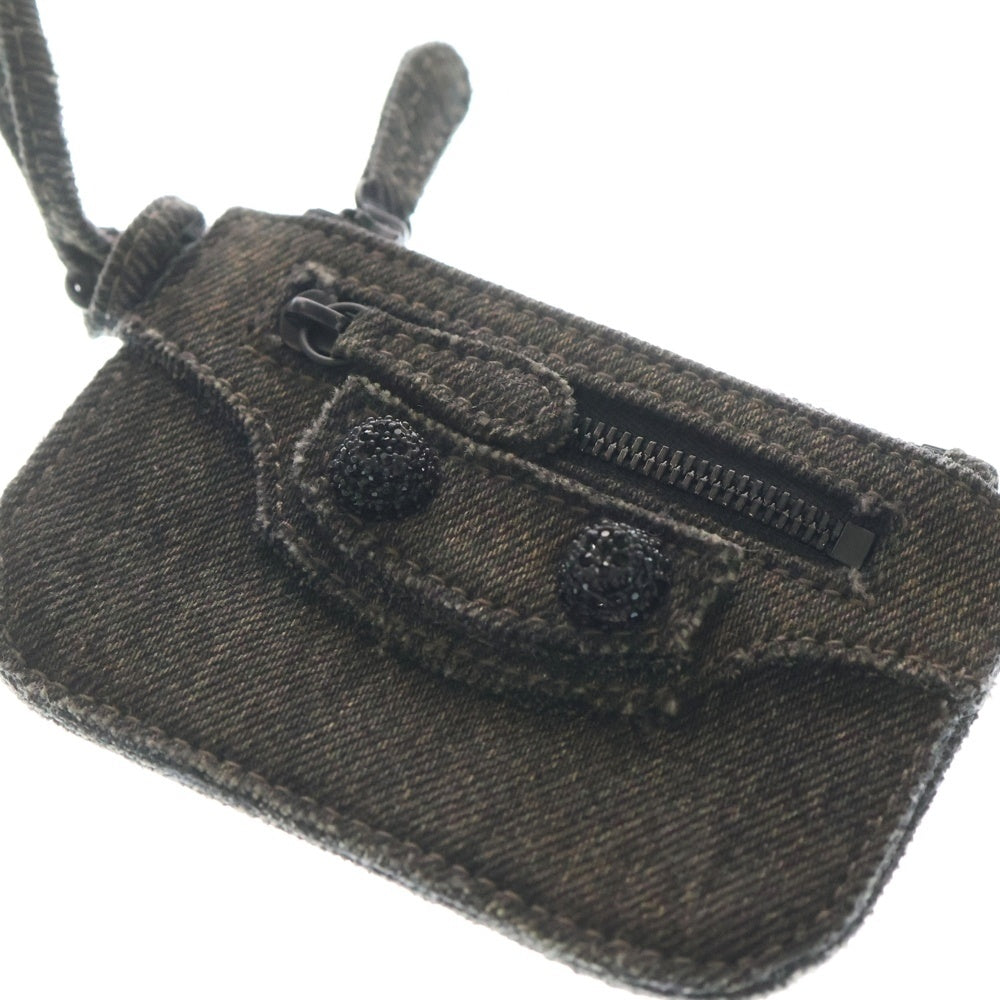 BALENCIAGA(バレンシアガ) ルカゴール パスケース ブラック デニム 776769