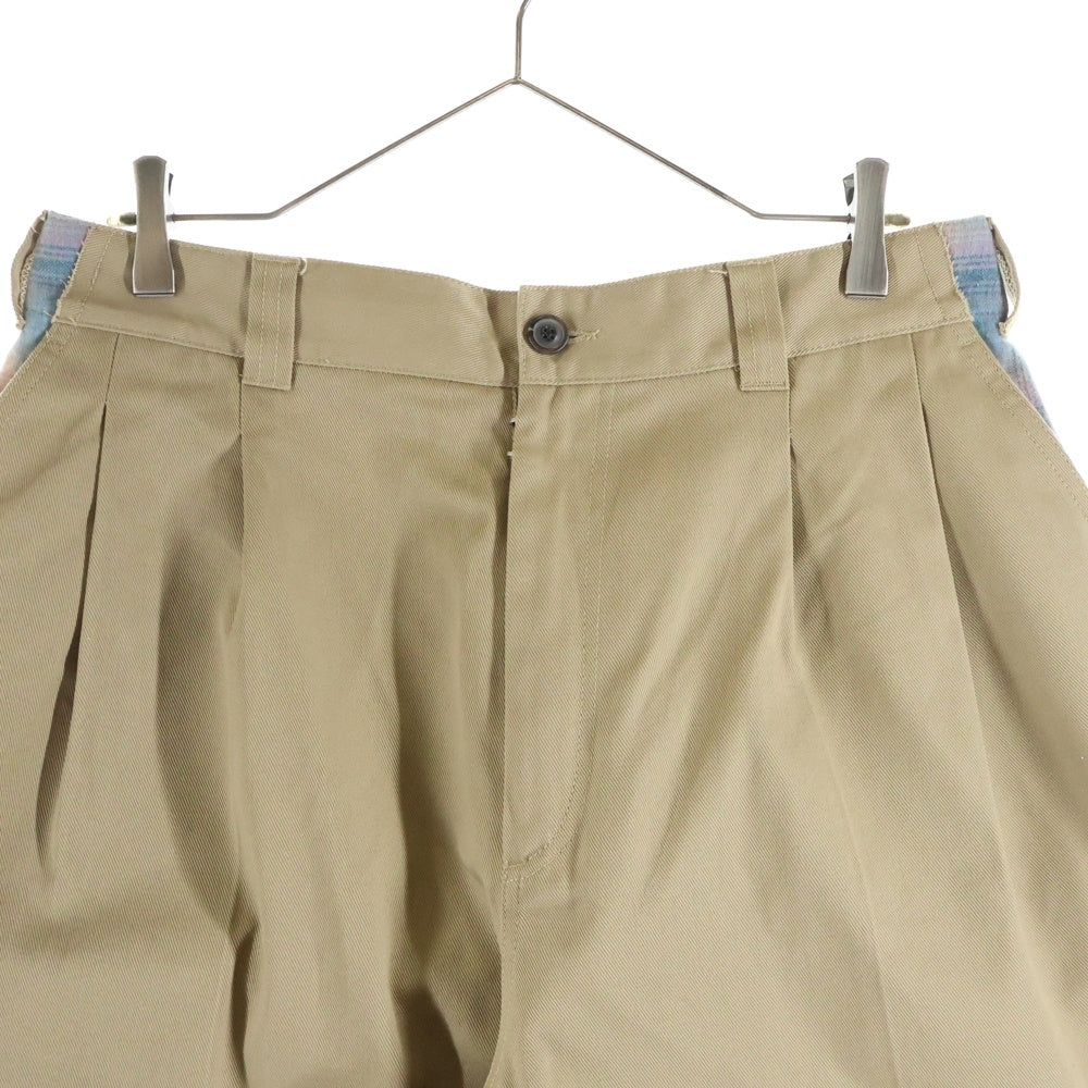 Maison Margiela(メゾンマルジェラ) ×PENDLETON 23AWドッキング2タック