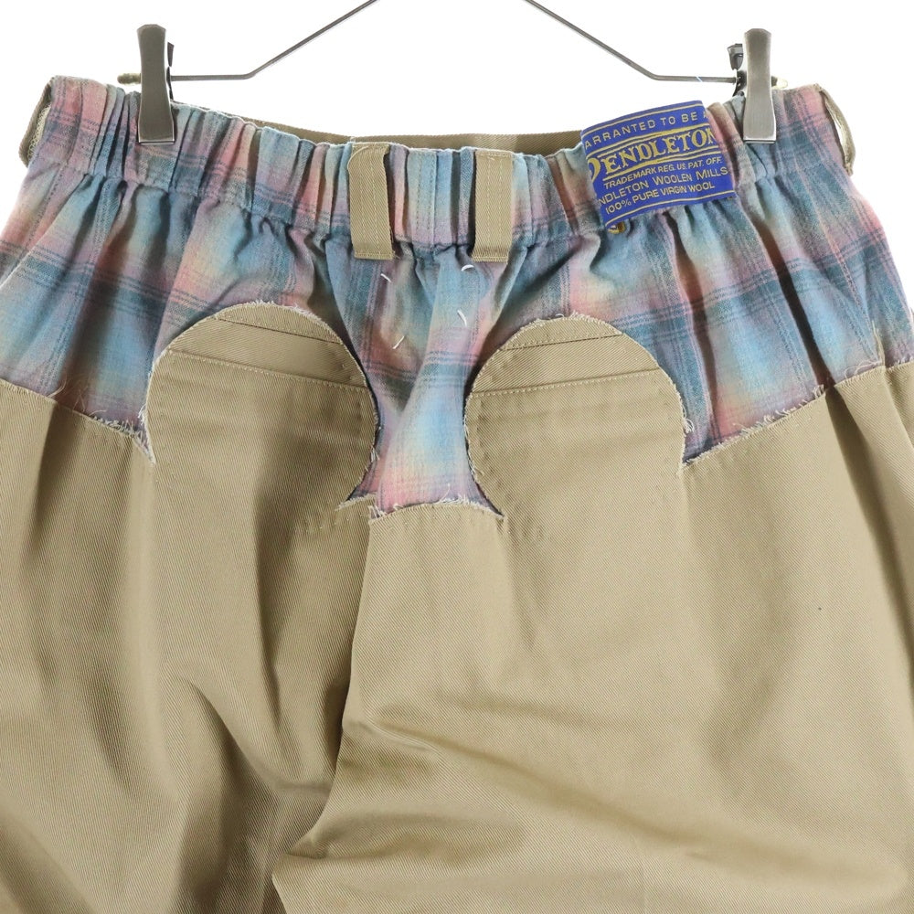 Maison Margiela(メゾンマルジェラ) ×PENDLETON 23AWドッキング2タック