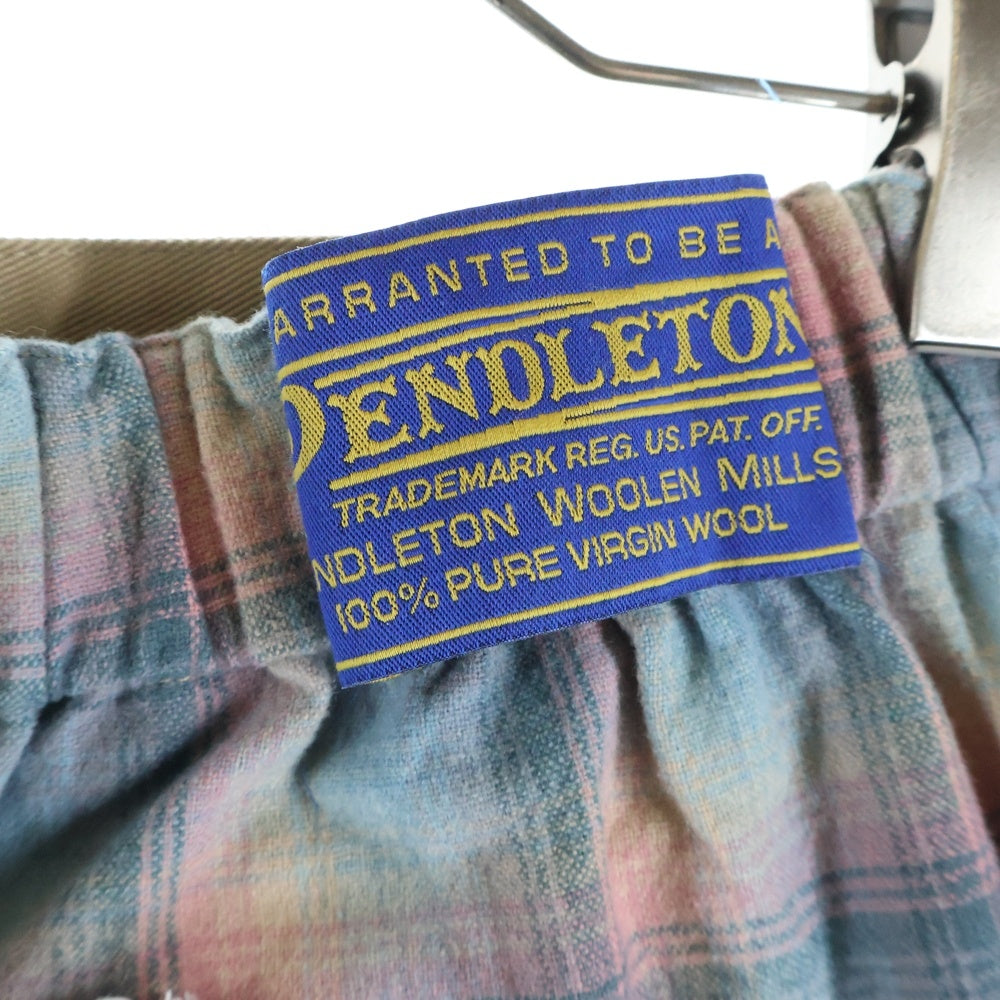 Maison Margiela(メゾンマルジェラ) ×PENDLETON 23AWドッキング2タック