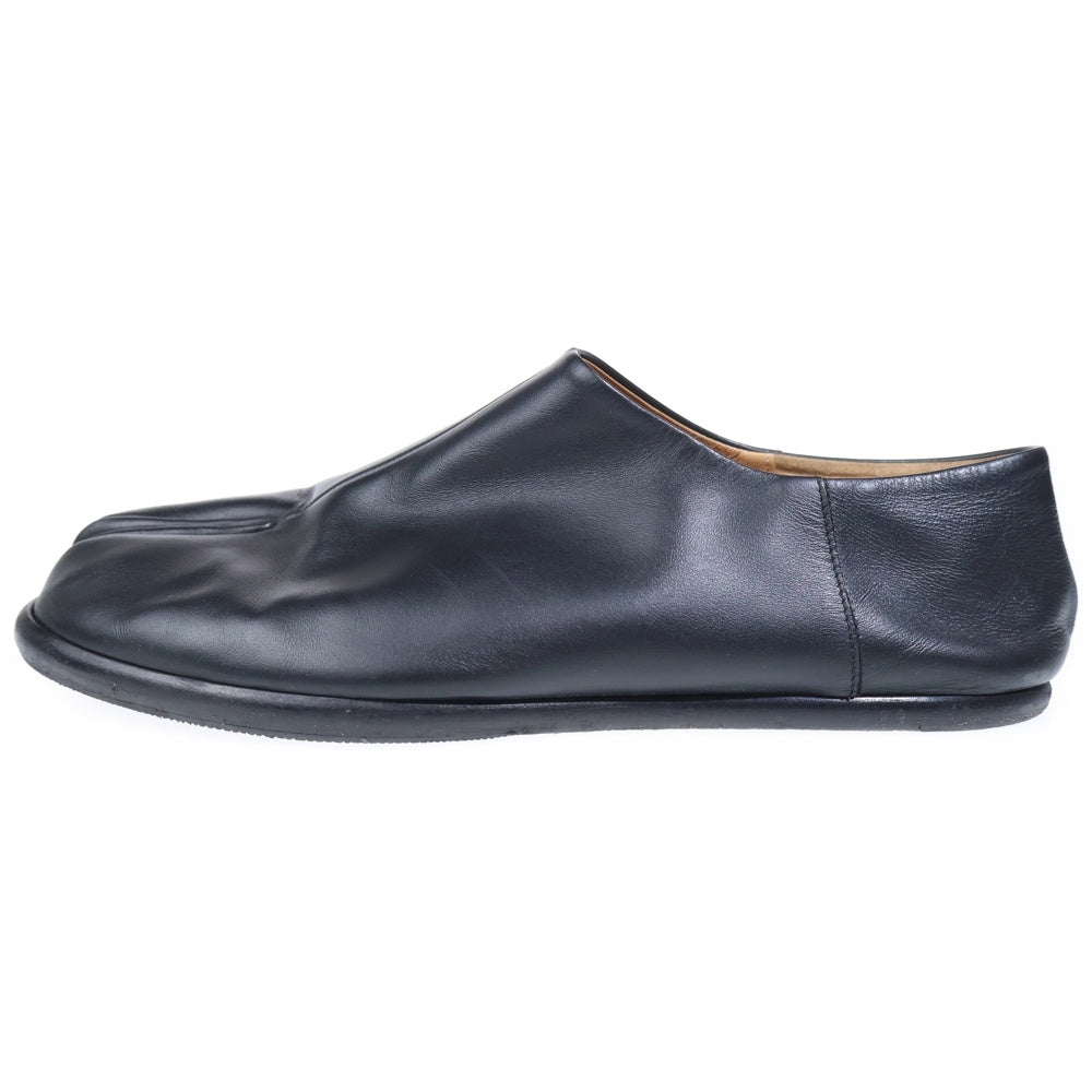 MM6 Maison Margiela(エムエムシックスメゾンマルジェラ) タビ バブーシュ レザー スリッポン ローカットシューズ ブラック