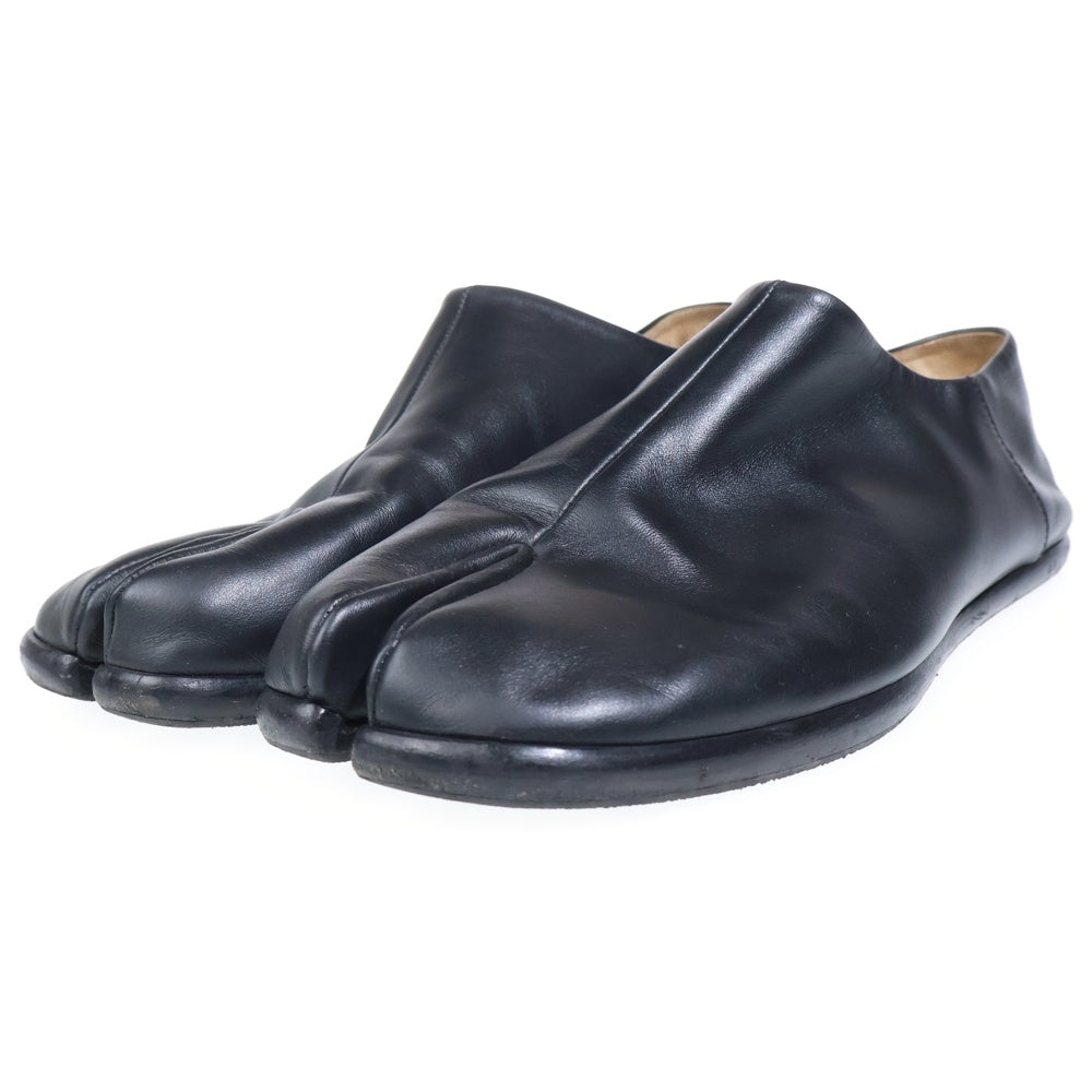 MM6 Maison Margiela(エムエムシックスメゾンマルジェラ) タビ バブーシュ レザー スリッポン ローカットシューズ ブラック