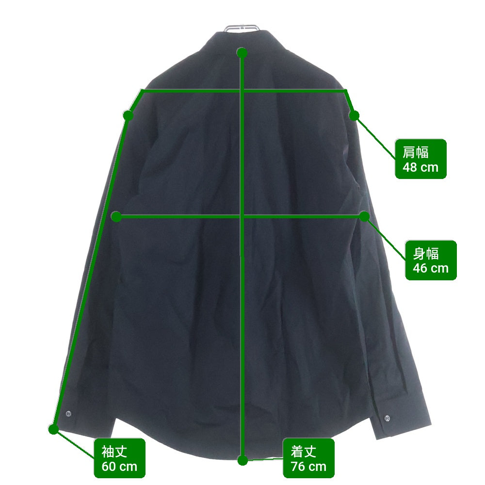 DSQUARED2(ディースクエアード) プリントロゴ ロングスリーブシャツ ブラック S79DL0026