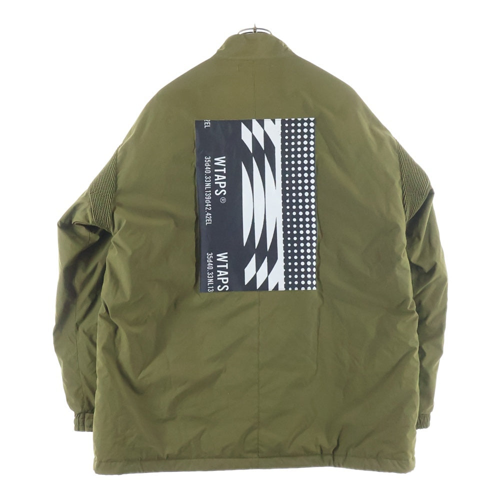 WTAPS(ダブルタップス) 18AW TTAD/JACKET.NYPO.TWILL バックプリント ナイロンツイルジャケット カーキ 182TQDT-JKM05