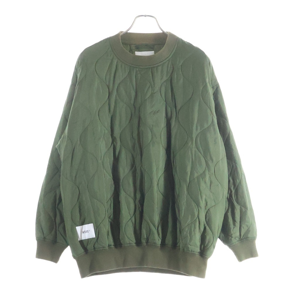 WTAPS(ダブルタップス) 19AW WLS JACKET RIPSTOPキルティングナイロントップス カーキ 192TQDT-JKM04