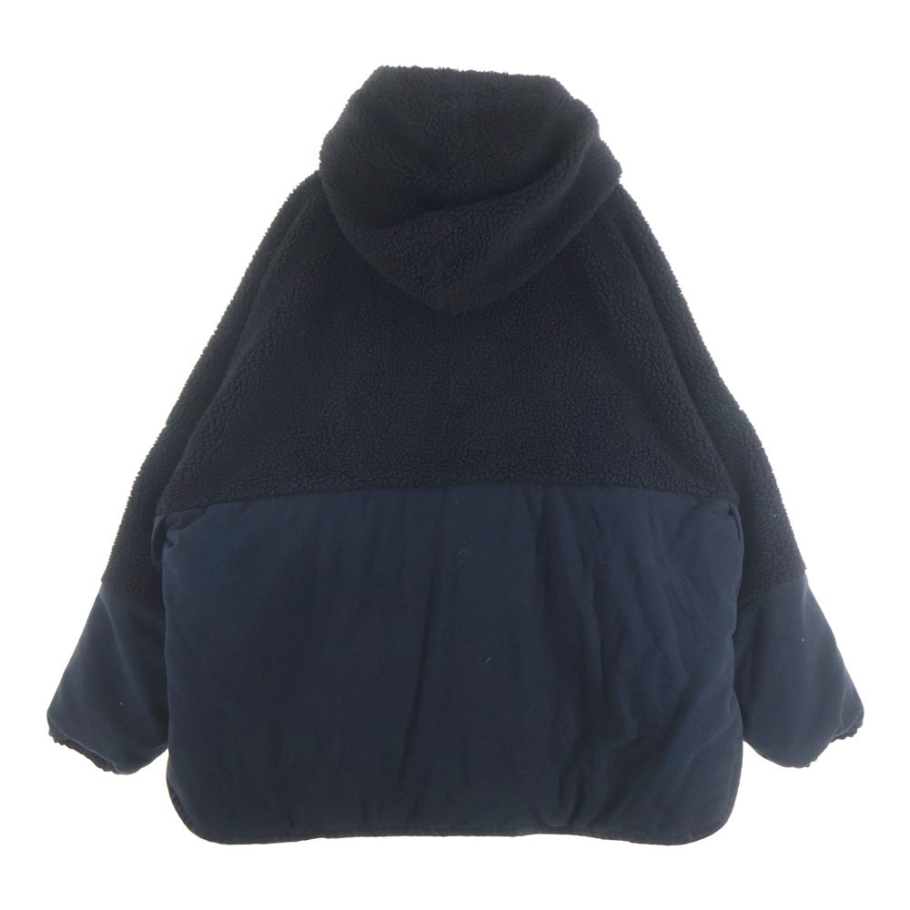 NEIGHBORHOOD(ネイバーフッド) 21AW CAVE/E-JKT ケーブ ハーフジップ プルオーバー パーカー ブラック 212TSNH-JKM07