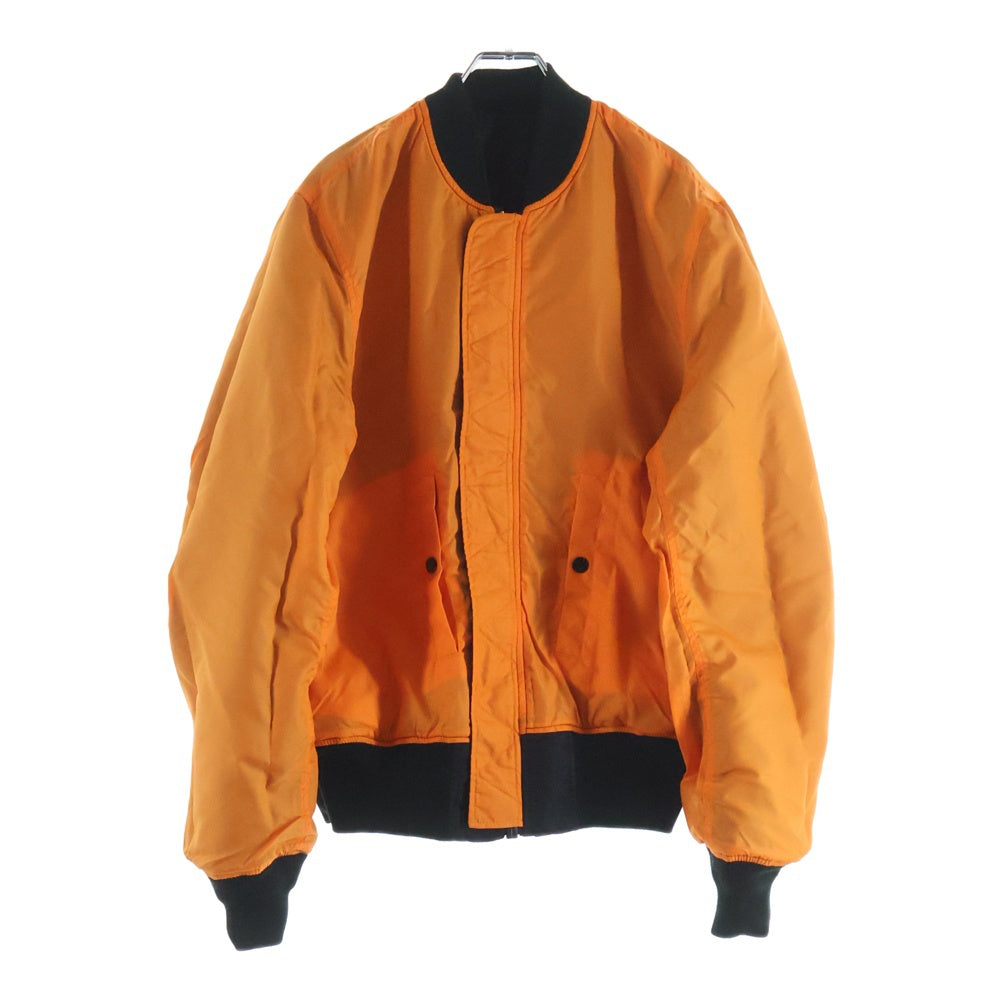 ALPHA INDUSTRIES(アルファ インダストリーズ) KIYONAGA&CO FUJIWARA&CO アルファ カスタム MA1 ボンバー ジャケット ブラック K-210004