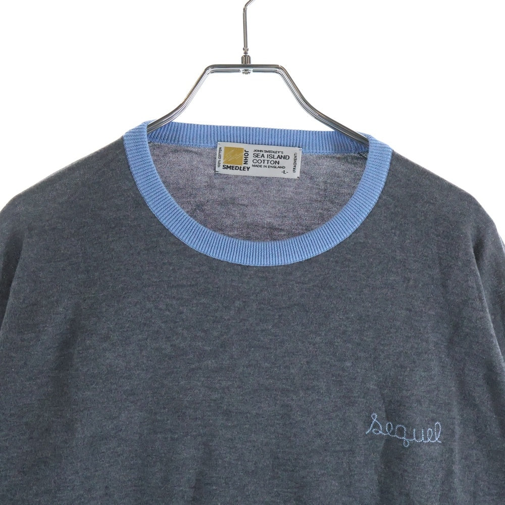 JOHN SMEDLEY(ジョンスメドレー) クルーネックコットンニットセーター