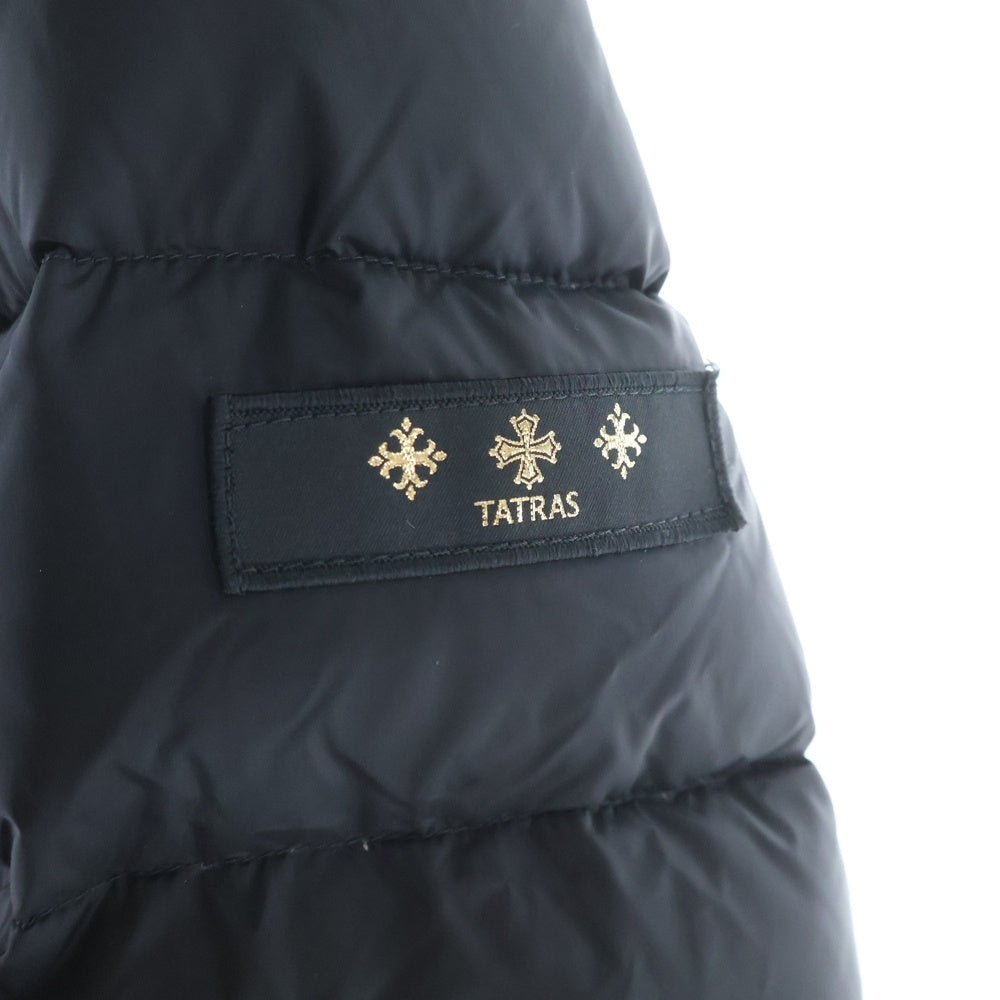 TATRAS(タトラス) SARMA サルマ ラクーンファー ダウンコート ブラック ナイロン×ダウン×フェザー #2 LTAT23A4794-D レディース
