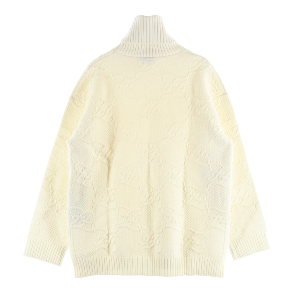 FENDI(フェンディ) 21AW カリグラフィーロゴ ズッカニットセーター FZX697 AHE9 レディース