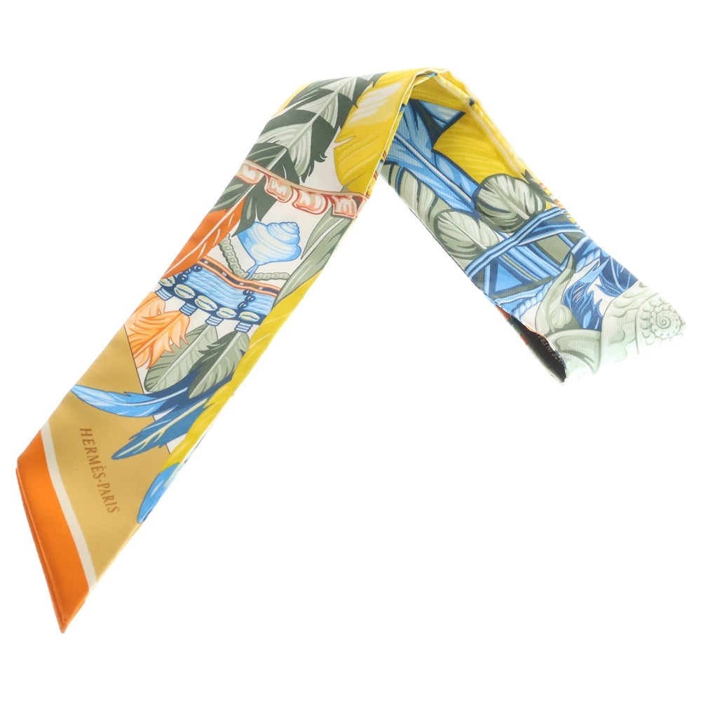 HERMES(エルメス) ツイリー selle de dignitaire マルチカラー シルクスカーフ